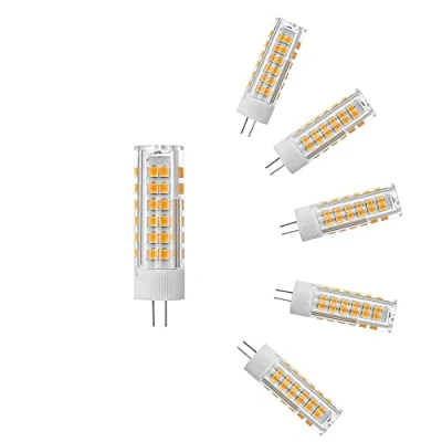 Image of ZHIYUE 6 Pack G4 7W Led Bulb Equivalent Halogen Bulbs 70W 700LM Energy Saving Light Socket Lamp AC 220 240V Non Dimmable Warm White 3000K Capsule