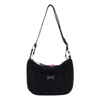 Image of Mandarina Duck Women&#039;s Style Buckled Pouch, Black16, Taglia Unica