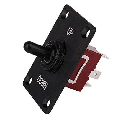 Image of EBTOOLS Universal Toggle Switch, 12V Aluminum Alloy Switch On/Off Up/Down Trim Tab Panel Breaker Replacement for RV Caravan Marine Boat Cars Buses