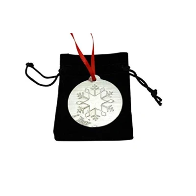 Image of 1st Wedding Anniversary Metal Keepsake Chrstimas Tree Ornament Bauble Decoration