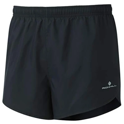 Image of Ronhill, Men&#039;s Core Racer Short, Running, Black/Bright White, L