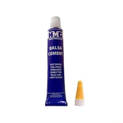 Image of H.M.G. Balsa Cement 24ml Essential Adhesive for Model Makers: Quick Drying
