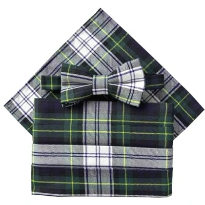 Image of Men&#039;s Gordon Dress Tartan Cummerbund Set (includes Bow Tie &amp; Pocket Square)