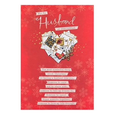 Image of Hallmark Husband Christmas Card &#039;All My Love&#039; Medium