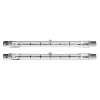 Image of 2X Bell 03844 160W 240V 117.6mm Tungsten R7s Halogen Linear Replaces 200W