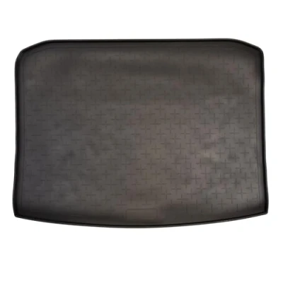Image of Travall CargoMat Boot Liner Compatible with Skoda Karoq (2017 2022) Premium Tailored to Fit Car Floor Mat Waterproof Black Rubber Dog Friendly Specific Protector