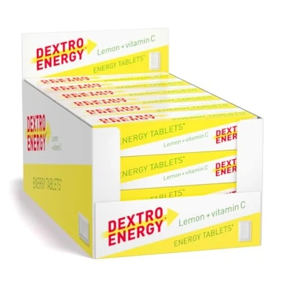 Image of Dextro Energy Lemon Glucose Tablets with Vitamin C, 47 g, 24 Packs, Tablets, for a Quick Burst of