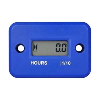 Image of YOOREAL Digital Inductive Hour Meter Waterproof IP68,Works on Various of ZTR/Riding Lawn Mower Land Trimmer UTV Brush Cutter Tractor ATV Boat Outboard Motor Dirt Bike Motorcycle.