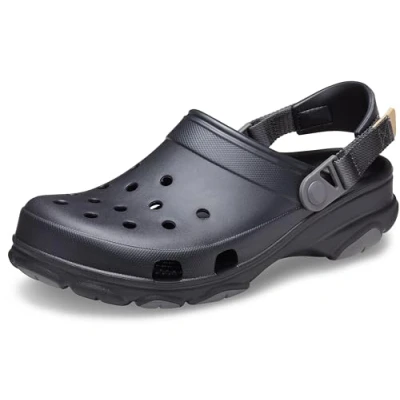 Image of Crocs Classic ALL Terrain Unisex Pool slides, Size: M4/W5, Black Synthetics