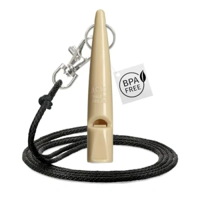 Image of ACME dog whistle no. 210.5 with strap Original from England Ideal for training Food Grade ABS Material Standardized frequency Loud and far reaching