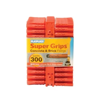Image of PLASPLUGS PLARP187 Plastic &amp; Nylon Wall Plugs