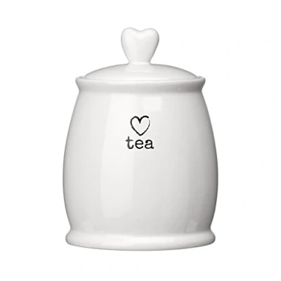 Image of Premier Housewares Charm Sugar Canister White