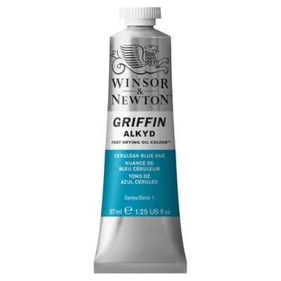 Image of Winsor &amp; Newton Griffin Alkyd Paint NUANCE BLEU CERULEUM,Blue,37 ml (Pack of 1)