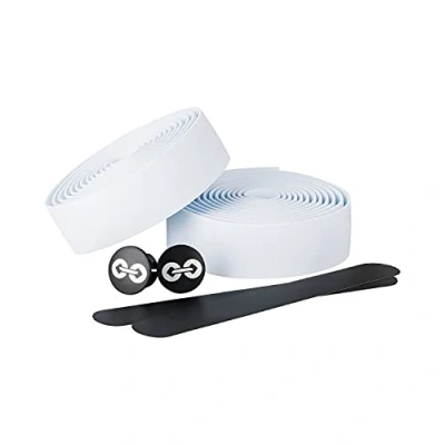 Image of URBAN ZWEIRAD Handlebar Tape Durable Road Bike with End Plugs and Adhesive Strips Anti Slip, Shock Absorbing, Comfortable Grip 2 x 200 cm 3 mm Thick