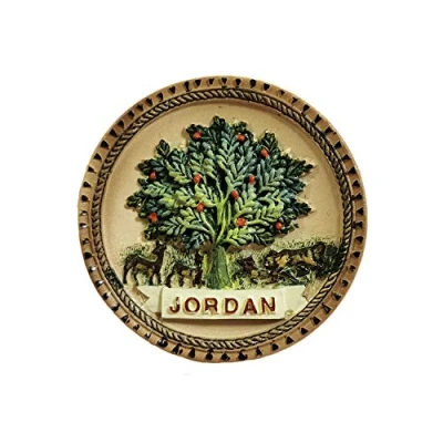 Image of Jordan 3D Refrigerator Magnet Resin Travel Souvenirs,Handmade Home &amp; Kitchen Decoration Fridge Collection Gift