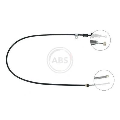 Image of MB950336, MR912332 Brake Cable A.B.S. K14768 1511mm Drum for left hand/right hand drive vehicles MITSUBISHI: Lancer 6 Limousine