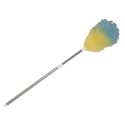Image of Genuine Lambswool Duster with Telescopic Handle Uk Made Extendable to 108cm Removes Dust and Cobwebs in Hard Reach Places A Janit X Product.