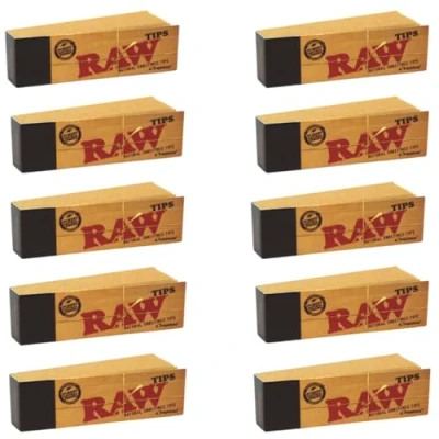 Image of Raw Filter Tips Rolling Paper 10 Pack (500 Tips)