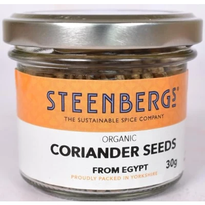 Image of Steenbergs Organic Coriander Seeds Standard 30g