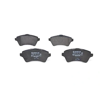 Image of SFP000010, SFP000020, SFP500100 Brake pad set BOSCH 0 986 424 721 Low Metallic with anti squeak plate LAND ROVER: Freelander I Off Road