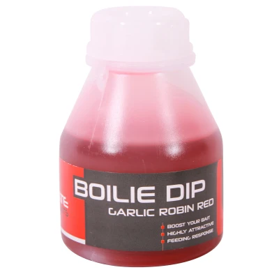 Image of Ultimate Baits Boilie Dip 200ml Garlic Robin Red flavour