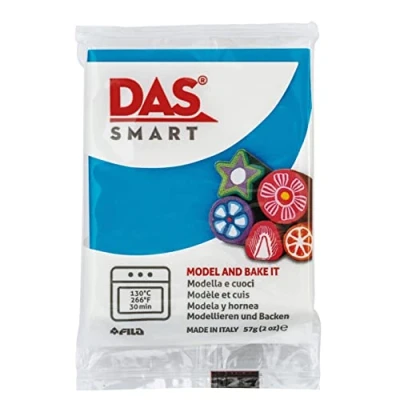Image of DAS Smart Oven Bake Modelling 56g Clay, Ocean Blue, Ideal for Professionals and Hobbyists