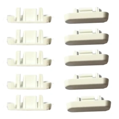 Image of Glazing Supplies Direct 10 x UPVC Drainage Caps Durable Weep Hole Covers, Replacement Drain for double glazed doors and windows, Made in UK from Hardwearing Materials ASA (Vanilla)
