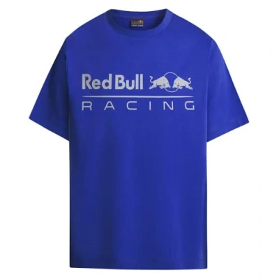 Image of Red Bull Racing X Pepe Jeans Men&#039;s RBR Logo Driver TEE T Shirt, Blue (Electric Blue), L