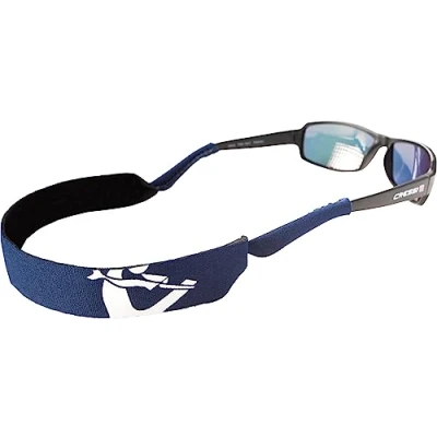 Image of Cressi Eyewear Neo Retainer Floating Neoprene Strap for Glasses, Blue Navy/White, One Size, Unisex Adult
