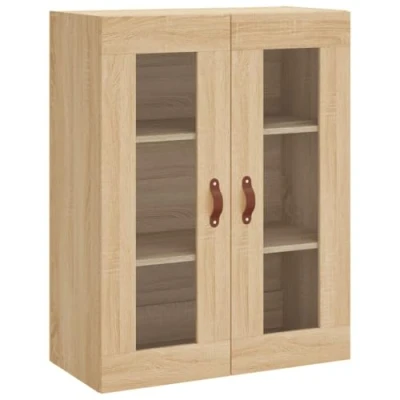 Image of vidaXL Wall Mounted Cabinet Sonoma Oak 69.5x34x90 cm