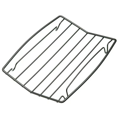 Image of MasterCraft KCMCTRAYNS26 26 x 20 cm Non Stick Roasting Rack, V Shaped, Carbon Steel, Silver
