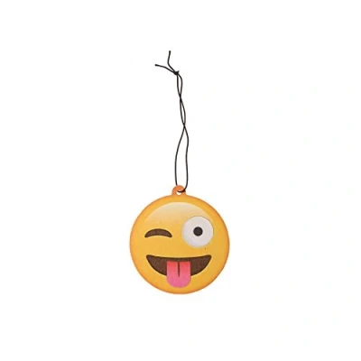 Image of Fun and Funky Car Air Fresheners Lemon Fragranced Crazy Emoti