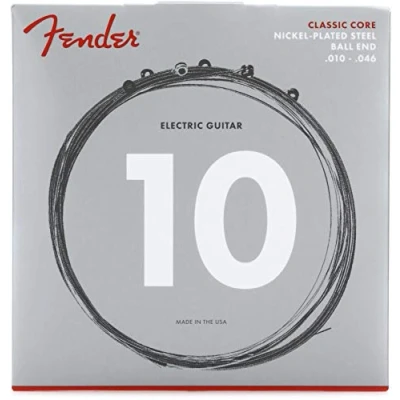Image of Fender 255R Classic Core Nickel Plated Steel/Ballend 010/046