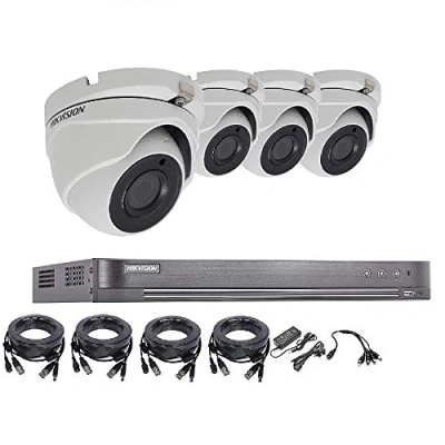 Image of HIKVISION 5MP Wired CCTV SECURITY SYSTEM 4K DVR 4CH 1TB H.265+ HIK 5 MP CAMERA OUTDOOR NIGHT VISION KIT UK SELLER DS 7204HUHI K1