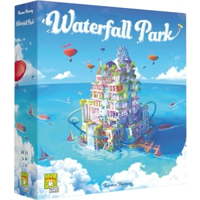 Image of Repos Production Asmodee Waterfall Park Board Games Trading Ages 8+ 3 5 Players French Version