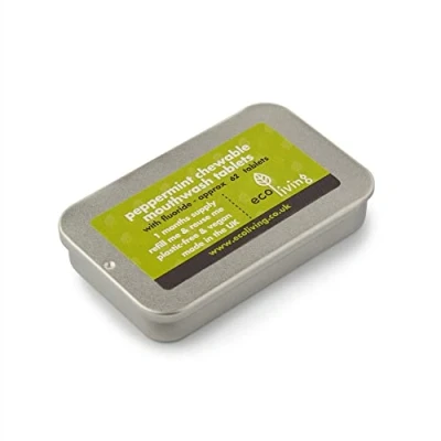 Image of Chewable Mouthwash Tablets 125 Tablet Pouch Options: Fluoride, Size: