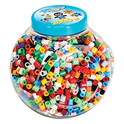 Image of Hama 10.8589 Maxi 2000 Beads in Tub Blue