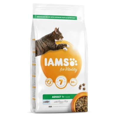 Image of Iams for Vitality Adult Cat Food with Ocean Fish, 2kg