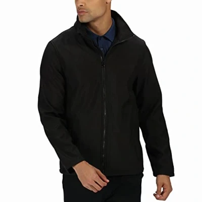 Image of Regatta Professional Mens Ablaze Printable Softshell Jacket, Black/black, M EU