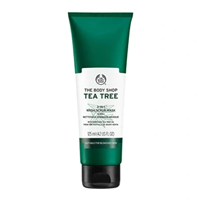 Image of The Body Shop Tea Tree 3 In 1 Wash Scrub Mask 125ml