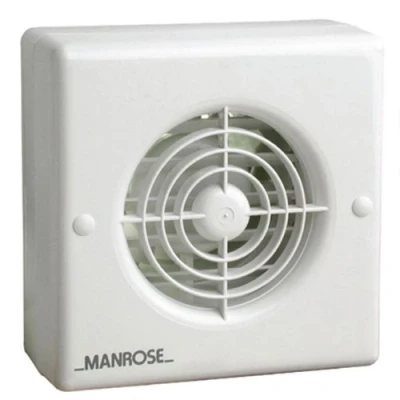 Image of Manrose WF100P 100mm/4 inch 230V Series Pullcord Axial Window Fan