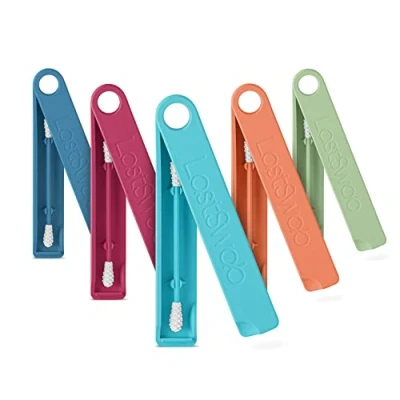 Image of LastSwab® Reusable Buds Swabs for Ear Cleaning The Sustainable and Sanitary Alternative to Single Use Q Tips Zero Waste Easy Clean Comes with a Convenient Travel Case Holder