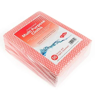 Image of Drinkstuff Antibacterial Cloths Red, CAW 111R, Pack of 500