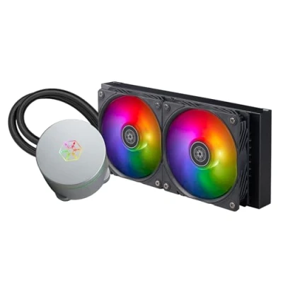 Image of SilverStone Technology IceMyst 240 All in One Liquid Cooler with ARGB Lighting