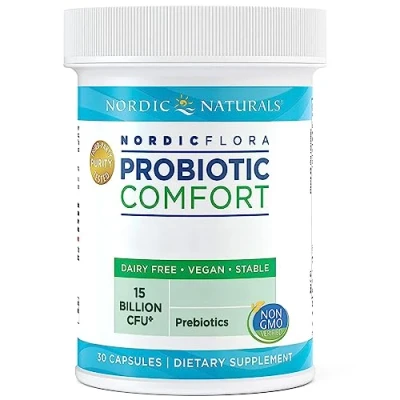 Image of Nordic Naturals, Flora Probio Comfort, with Good Bacteria Cultures, 30 Capsules, Gluten Free, Soy Non GMO