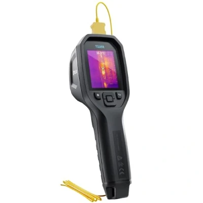 Image of FLIR TG268 Thermal Imaging Camera with Spot IR Super Resolution (320 x 240) and Bullseye Laser: Commercial Grade Infrared for Building Inspection, HVAC Electrical