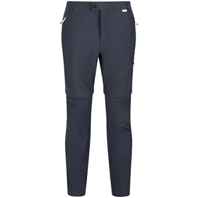 Image of Regatta Men&#039;s Highton Zip Off Walking Trousers Grey