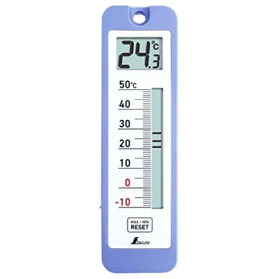 Image of Shinwa Sokutei Digital Thermometer D 10 [Maximum/Minimum, Waterproof Type] (73043) (Japan Import)