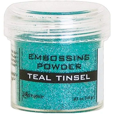 Image of RANGER INDUSTRIES Embossing Powder TINSL, Teal Tinsel, One Size