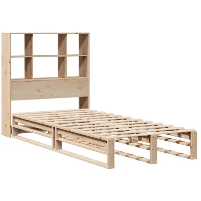 Image of vidaXL Bookcase Bed without Mattress 90x190 cm Single Solid Wood